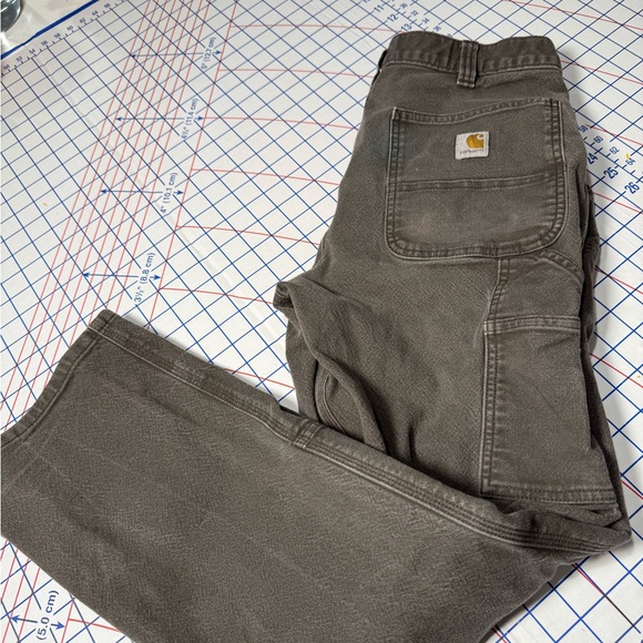 Carhartt Relaxed Fit Brown Pants - Picture 1 of 5